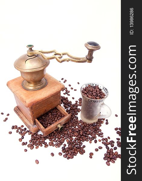 Coffee Grinder And Coffee