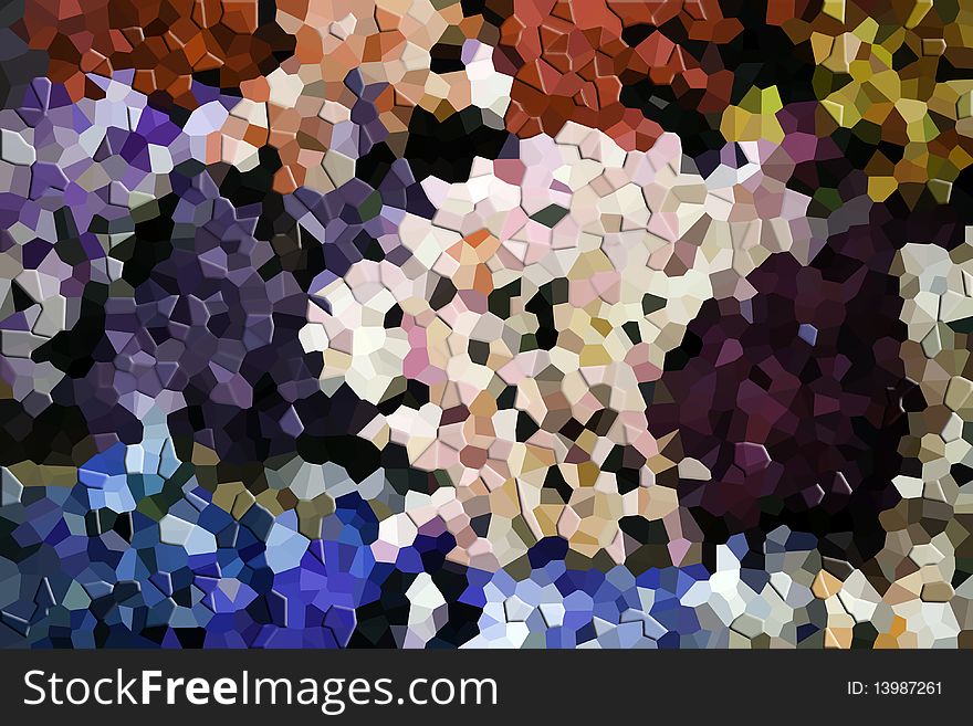 Abstract pattern of various colors. Abstract pattern of various colors