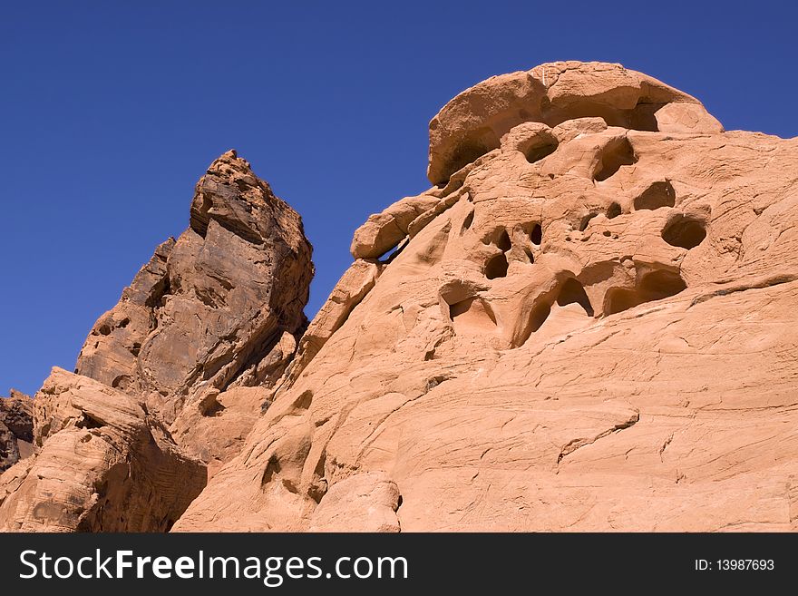 Red rocks in southwestern United States
