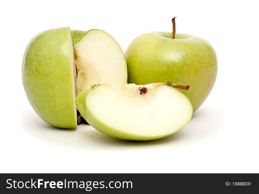 Cut apple for healthy eating