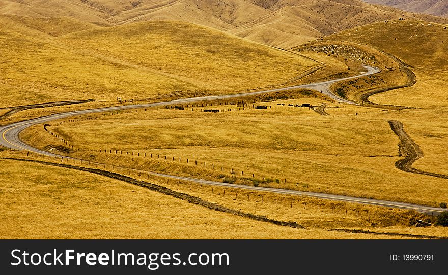 A tortuous road, near San Fran-cisco, Arizona, United States of America