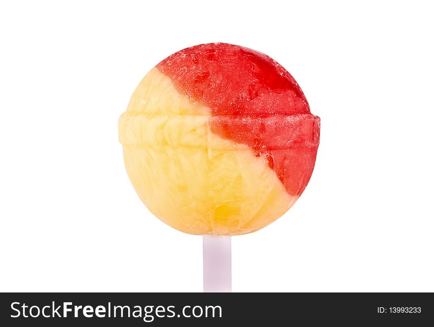 Sweet on a stick isolated