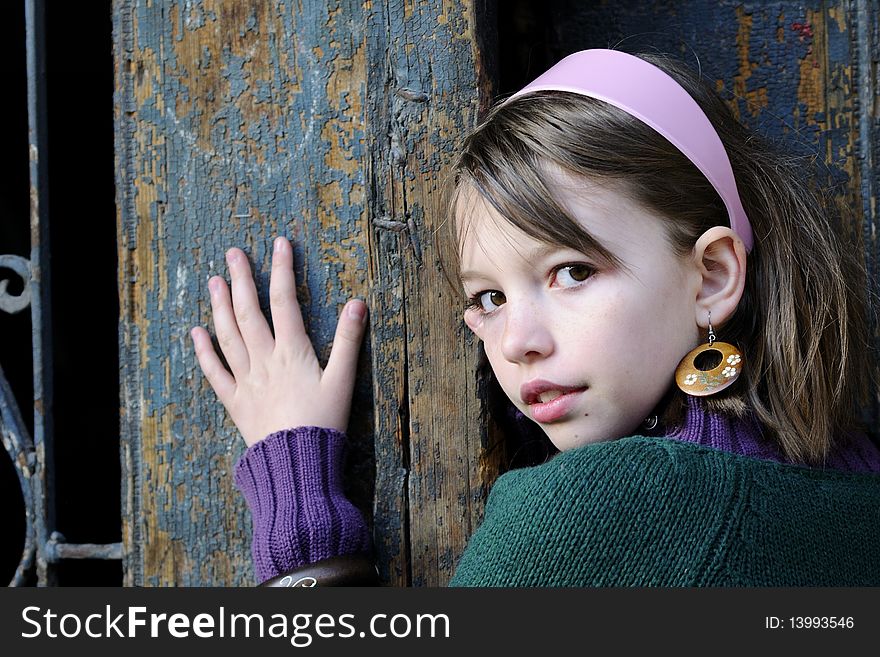 Caucasian Young Model Posing