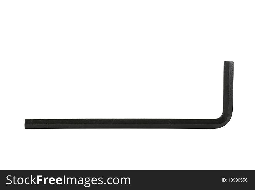 Allen Wrench Isolated On White