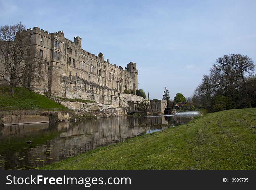 Warwick Castle And The River Avon