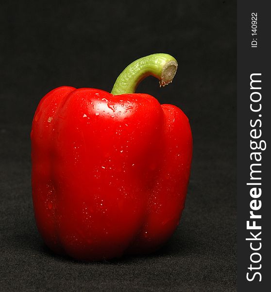 Red bell pepper. Red bell pepper