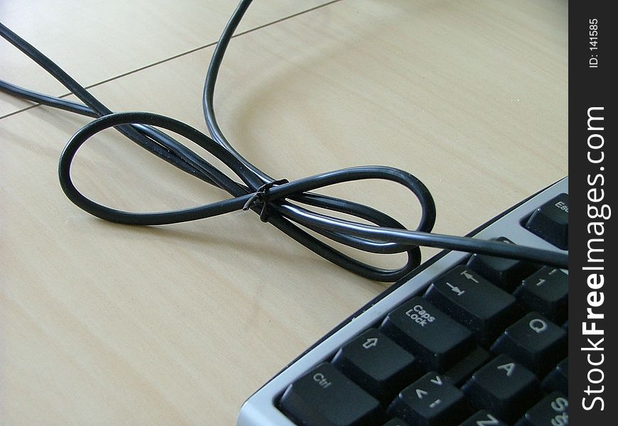 Keyboard With A Cable