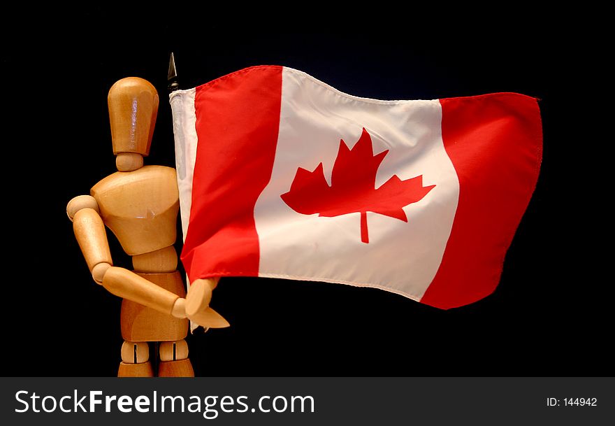 Canadian mannequin .. celebrating July 1st. Canadian mannequin .. celebrating July 1st