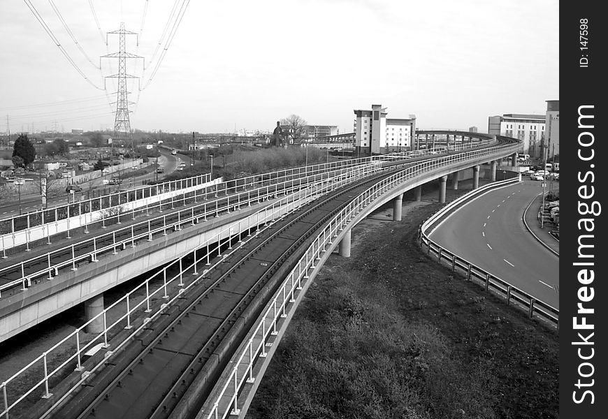 This is a pylon by the excel centre London's docklands. This is a pylon by the excel centre London's docklands.