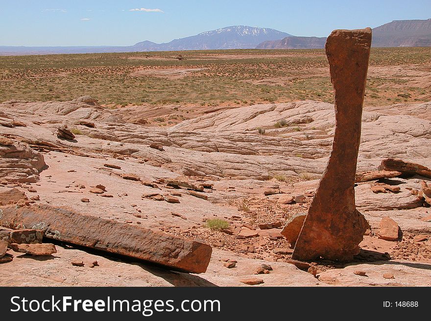 Pedestal Rock appears as cobra. Pedestal Rock appears as cobra