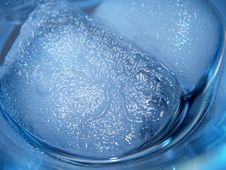Ice Cubes In A Glass Stock Photography