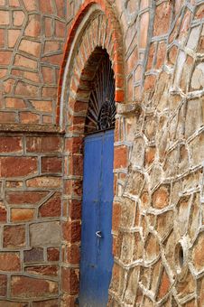 A Blue Door Royalty Free Stock Image A Blue Door Royalty Free Stock Image