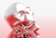 Steel Skull Royalty Free Stock Photography Steel Skull Royalty Free Stock Photography