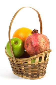 Basket With Fruit. Stock Image Basket With Fruit. Stock Image