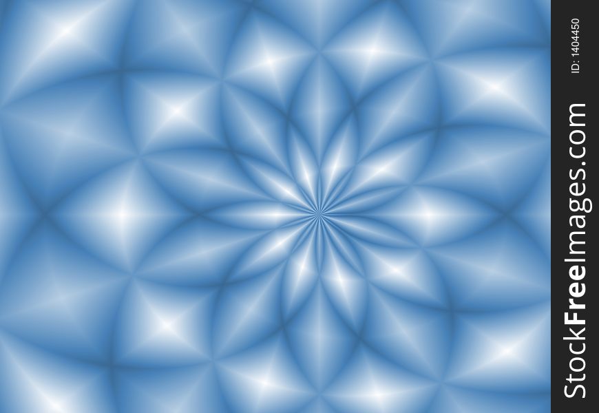 Abstract blue ray flower background. Abstract blue ray flower background