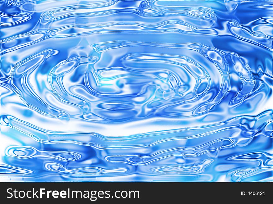 Water texture generated by computer