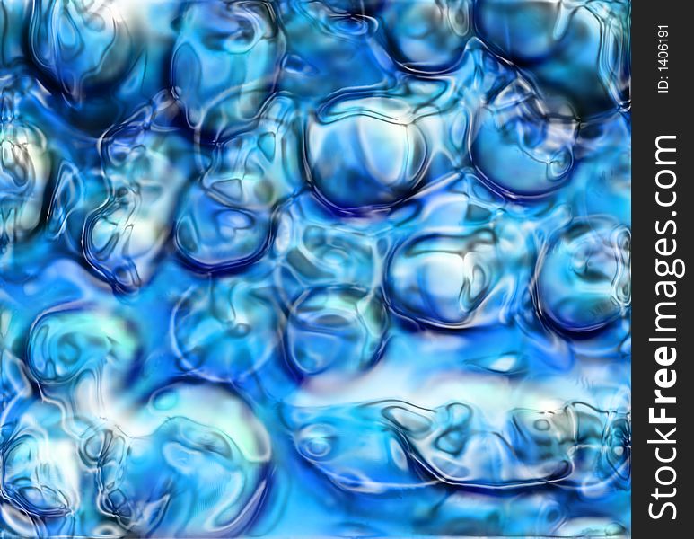 Water texture generated by computer