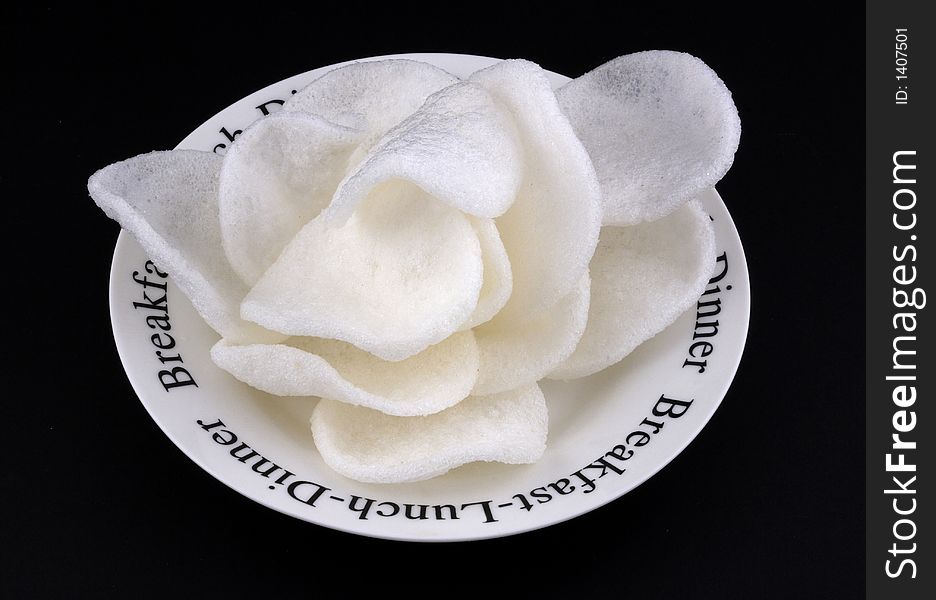 A portion of Prawn crackers