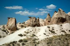 Landscape Of Cappadocia Royalty Free Stock Images