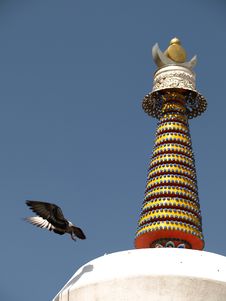 The Top Of The Tower Royalty Free Stock Images The Top Of The Tower Royalty Free Stock Images