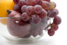 Grapes And Oranges Stock Images