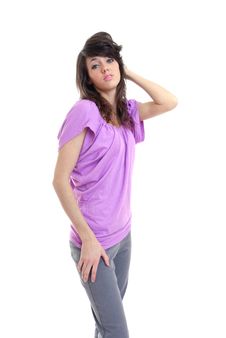 Sexy Young Brunette Posing Stock Photo Sexy Young Brunette Posing Stock Photo
