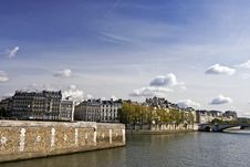 Scene Of The Seine River,paris Stock Images Scene Of The Seine River,paris Stock Images