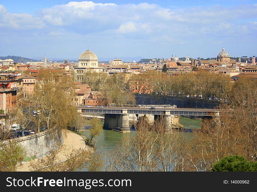 Rome-the panorame of the city. Rome-the panorame of the city