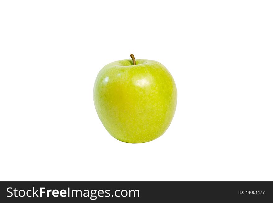 Fresh apple isolated on white background
