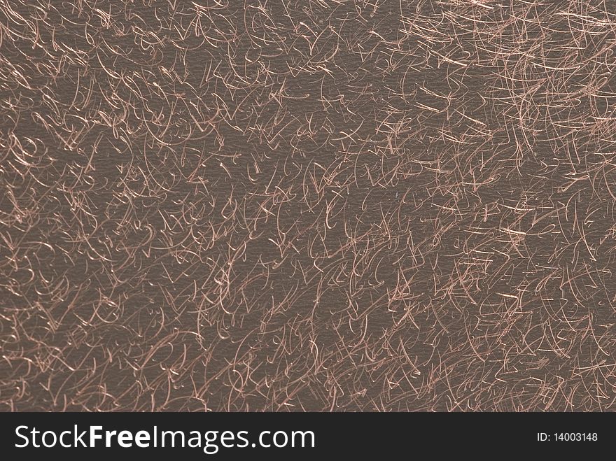 Scratched copper