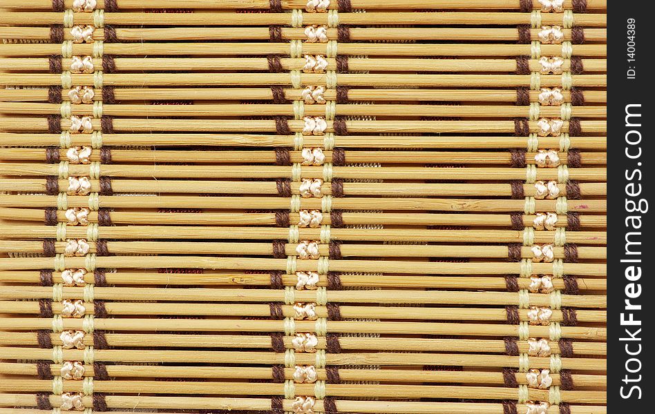 Wicker texture bamboo wood background