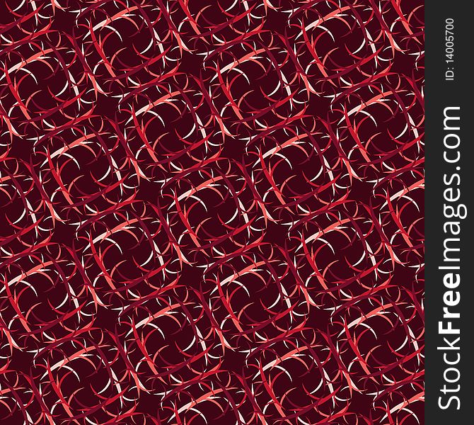 Seamless red abstract swirl pattern. Seamless red abstract swirl pattern