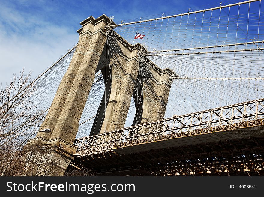 Classic New York - Brooklyn bridge. Classic New York - Brooklyn bridge