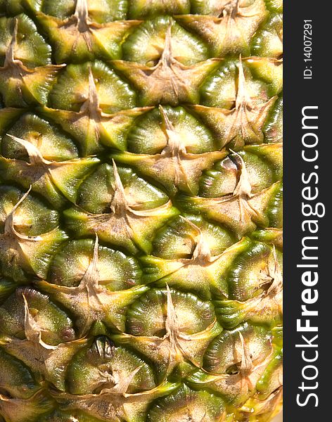 Image of the surface of pineapple for the background