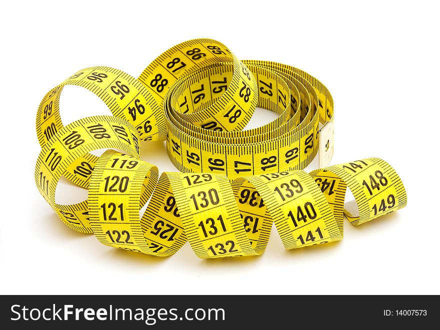 Yellow measuring tape