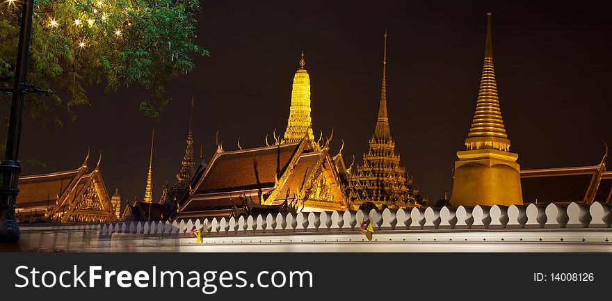 A landmark temple in Bangkok called Wat Pra kaew, Thailand. A landmark temple in Bangkok called Wat Pra kaew, Thailand.