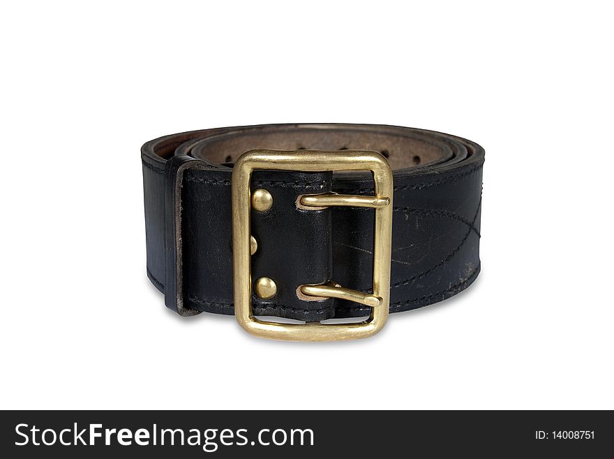 Officers Belt Leather Strap