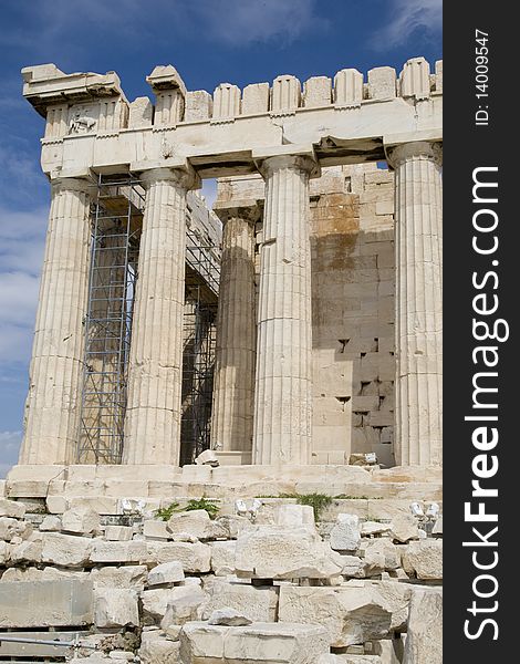 The Parthenon at Acropolis, Athens