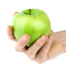 Hand With Apple Stock Photography Hand With Apple Stock Photography