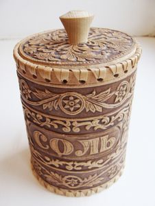 Handwork Saltcellar Royalty Free Stock Images Handwork Saltcellar Royalty Free Stock Images
