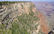 Bright Angel Trail In Grand Canyon Royalty Free Stock Photo