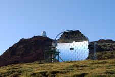 Telescopes At La Palma Royalty Free Stock Images