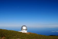Telescopes At La Palma Stock Images