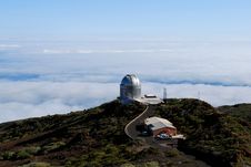 Telescopes At La Palma Royalty Free Stock Image Telescopes At La Palma Royalty Free Stock Image