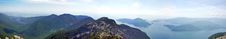 Panorama View From Lions Peak Royalty Free Stock Image Panorama View From Lions Peak Royalty Free Stock Image