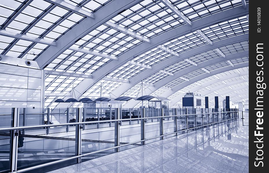 Panorama shooting Subway station in Beijing