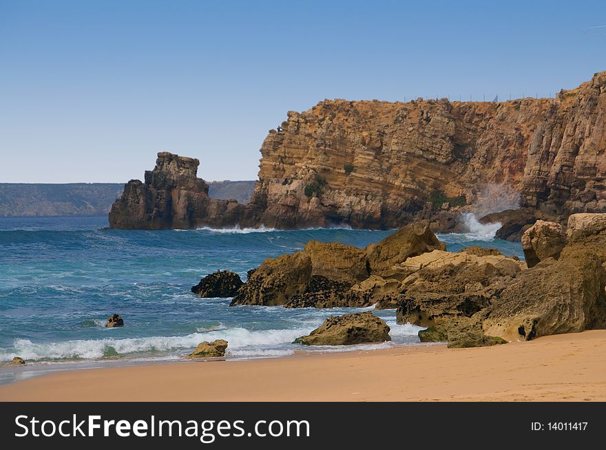 the atlantic coast of portugal. the atlantic coast of portugal