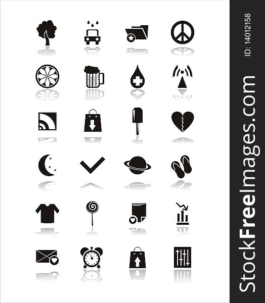 Set Of 21 Web Icons