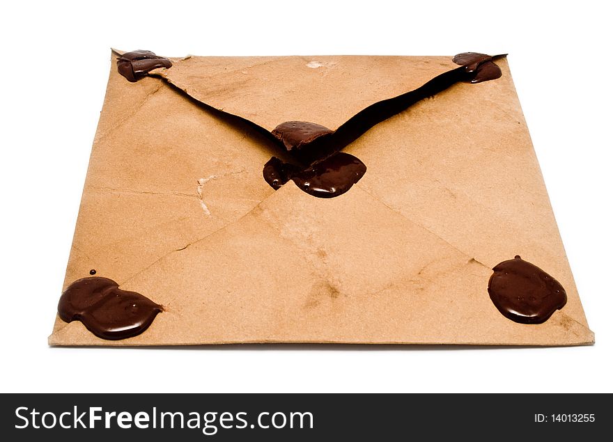 Envelope On White Background