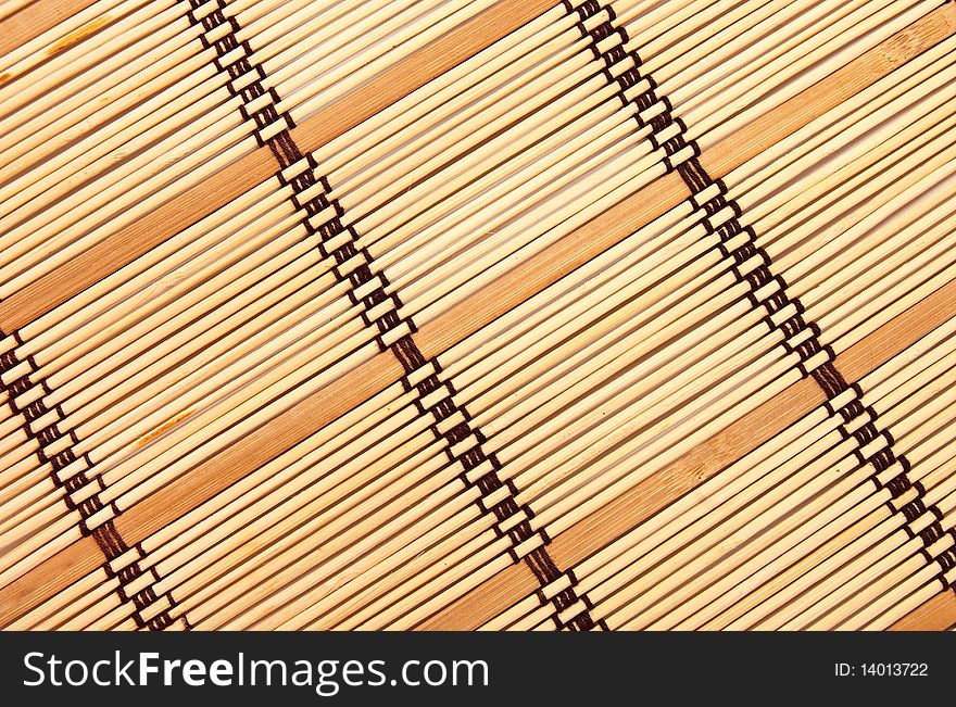 Background In The Form Of A Straw Mat